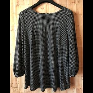 ADRIANA PAPELL 2X Executive Blouse black p…